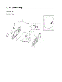 Dry Duct Assy parts for Samsung Dishwasher DW80B7070AP/AA-00 from AppliancePartsPros.com