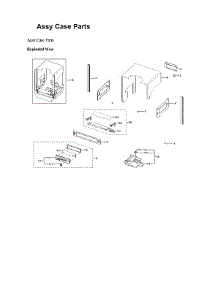 Case Parts Assy parts for Samsung Dishwasher DW80B7070US/AA-00 from AppliancePartsPros.com