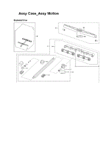 Case, Motion Assy parts for Samsung Dishwasher DW80J7550US/AA-02 from AppliancePartsPros.com