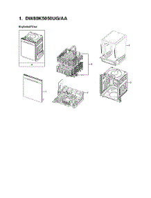 Main Assy parts for Samsung Dishwasher DW80K5050UG/AA-01 from AppliancePartsPros.com