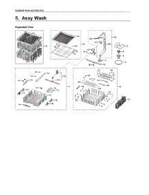 Wash Assy parts for Samsung Dishwasher DW80K7050UG/AA-03 from AppliancePartsPros.com
