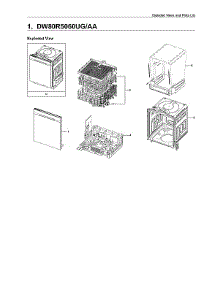 Main Assy parts for Samsung Dishwasher DW80R5060UG/AA-00 from AppliancePartsPros.com