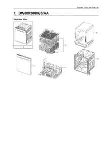 Main Assy parts for Samsung Dishwasher DW80R5060US/AA-00 from AppliancePartsPros.com