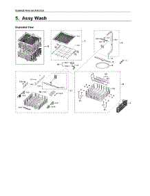 Wash Assy parts for Samsung Dishwasher DW80R5061UG/AA-00 from AppliancePartsPros.com