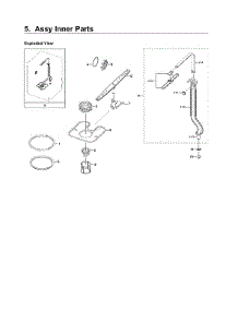 Inner Parts Assy parts for Samsung Dishwasher DW80R7060UG/AA-00 from AppliancePartsPros.com