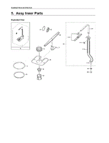 Inner Assy parts for Samsung Dishwasher DW80R7061UG/AA-00 from AppliancePartsPros.com