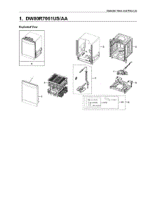 Main Assy parts for Samsung Dishwasher DW80R7061US/AA-00 from AppliancePartsPros.com