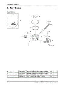 Sump Assy parts for Samsung Dishwasher DW80R9950UG/AA-01 from AppliancePartsPros.com