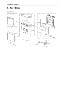 Door Assy parts for Samsung Dishwasher DW80R9950UT/AA-01 from AppliancePartsPros.com