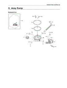 Sump Assy parts for Samsung Dishwasher DW80R9950UT/AA-01 from AppliancePartsPros.com