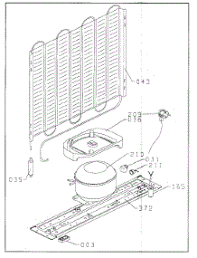 Compressor Assy parts for Danby Wine & Beverage Cooler DWC450W from AppliancePartsPros.com