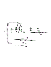 Spray Arm Assy parts for  Dishwasher DWL3525SBSS from AppliancePartsPros.com