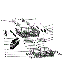 Rack Assy parts for  Dishwasher DWL7075DBWW from AppliancePartsPros.com