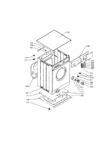 Main Assy parts for Danby Washer DWM5500W from AppliancePartsPros.com