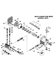 Pump 1 parts for Dewalt Gas Pressure Washer DXPW3025 TYPE0 from AppliancePartsPros.com