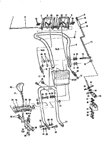 Upper Handle Assembly parts for Signature Gas Snowblower DY-824-1 from AppliancePartsPros.com