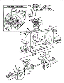 8 And 10 H.P. Auger Housing Assy. parts for Signature Gas Snowblower DY-824-1 from AppliancePartsPros.com