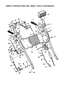 Handles, Controls parts for Snapper Gas Snowblower E10305E from AppliancePartsPros.com