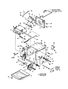 Frame, Traction Drive parts for Snapper Gas Snowblower E11305 from AppliancePartsPros.com