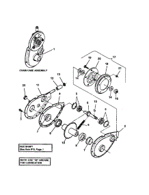 Chain Case (Traction Drive) parts for Snapper Gas Snowblower E11305 from AppliancePartsPros.com