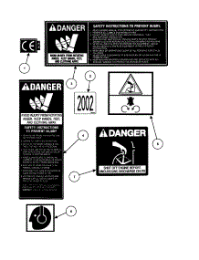 Decals parts for Snapper Gas Snowblower E11306 from AppliancePartsPros.com