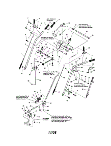 Handles / Controls parts for Snapper Gas Snowblower E13387 (1694860) from AppliancePartsPros.com