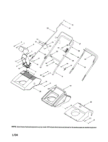Handle / Shroud / Chute parts for Mtd Gas Snowblower E162 from AppliancePartsPros.com