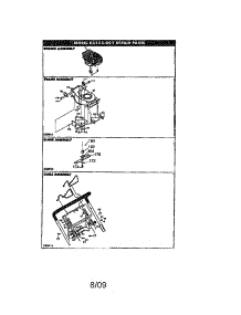 Engine / Frame / Blade / Cable parts for Noma Gas Walk-Behind Mower E2155-001 from AppliancePartsPros.com