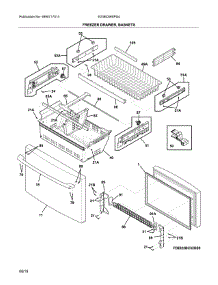 Freezer Door parts for Electrolux Bottom-Mount Refrigerator E23BC69SPS4 from AppliancePartsPros.com