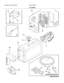 Ice Maker parts for Electrolux Bottom-Mount Refrigerator E23BC79SPS5 from AppliancePartsPros.com