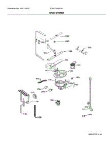 Wash System parts for Electrolux Dishwasher E24ID75SPS3A from AppliancePartsPros.com