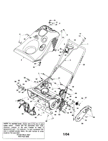 Wheels / Chute / Shroud / Handle parts for Troy-Bilt Gas Snowblower E285 from AppliancePartsPros.com