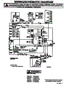 Wiring / Schematic Diagram parts for Amana Countertop Microwave E2900ST/P1189401M from AppliancePartsPros.com