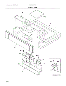 Control Panel parts for Electrolux Electric Wall Oven E30EW75PPSD from AppliancePartsPros.com