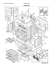 Lower Oven parts for Electrolux Electric Wall Oven E30EW85PPSB from AppliancePartsPros.com