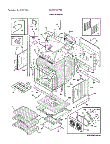 Lower Oven parts for Electrolux Electric Wall Oven E30EW85PPSC from AppliancePartsPros.com