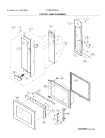 Control Panel,Door,Misc parts for Electrolux Built-In Microwave E30MO65GSSDY from AppliancePartsPros.com