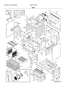 Body parts for Electrolux Range E36DF76TPSB from AppliancePartsPros.com
