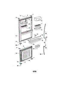 Doors parts for  Bottom-Mount Refrigerator E522A-21640A from AppliancePartsPros.com