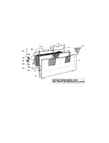Fan / Covers / Evaporator parts for  Bottom-Mount Refrigerator E522A-21640A from AppliancePartsPros.com