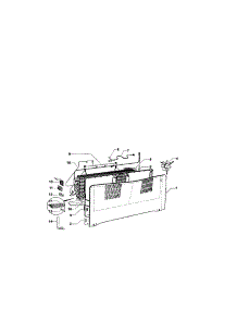 Fan / Covers / Evaporator parts for  Bottom-Mount Refrigerator E522BLE-21767A from AppliancePartsPros.com