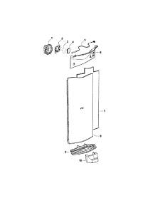 Electronic Module / Duct Covers parts for  Bottom-Mount Refrigerator E522BLE-21767D from AppliancePartsPros.com