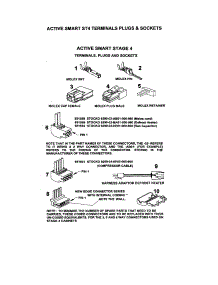 St4 Terminals / Plugs / Sockets parts for  Bottom-Mount Refrigerator E522BLE-21767E from AppliancePartsPros.com
