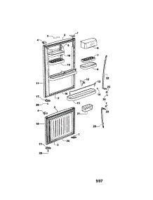 Doors parts for  Bottom-Mount Refrigerator E522BLX-21640A from AppliancePartsPros.com