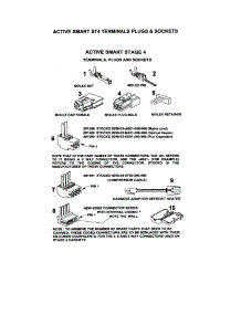 St4 Terminals / Plugs / Sockets parts for  Bottom-Mount Refrigerator E522BLX-21640A from AppliancePartsPros.com