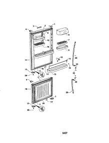 Doors parts for  Bottom-Mount Refrigerator E522BLX-21640H from AppliancePartsPros.com