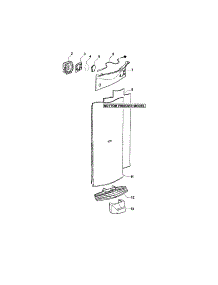Display Module / Duct Covers parts for  Bottom-Mount Refrigerator E522BLXFD-21964B from AppliancePartsPros.com