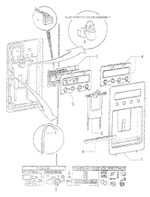 Dispenser parts for  Bottom-Mount Refrigerator E522BLXFDU-23218A from AppliancePartsPros.com