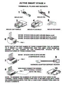 Plugs parts for  Bottom-Mount Refrigerator E522BLXU-22273A from AppliancePartsPros.com