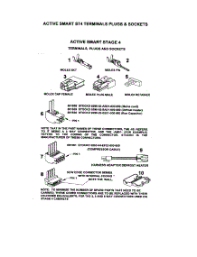St4 Terminals / Plugs / Sockets parts for  Bottom-Mount Refrigerator E522BRX-21639H from AppliancePartsPros.com